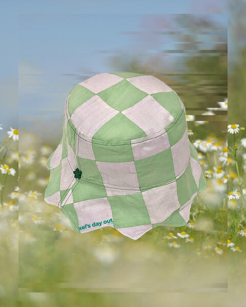 Flower Pocket Bucket Hat